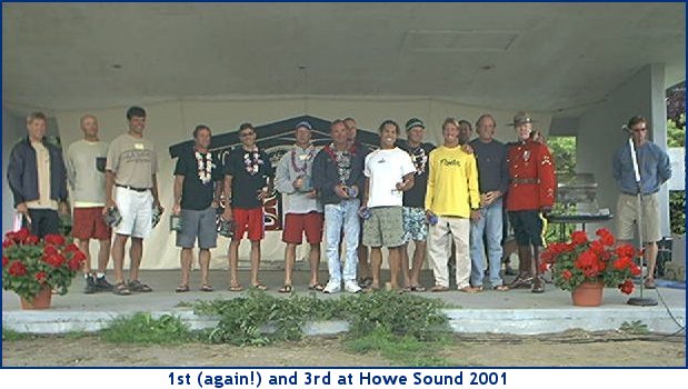 Winners - Men's Open OC6 Howe Sound 2001