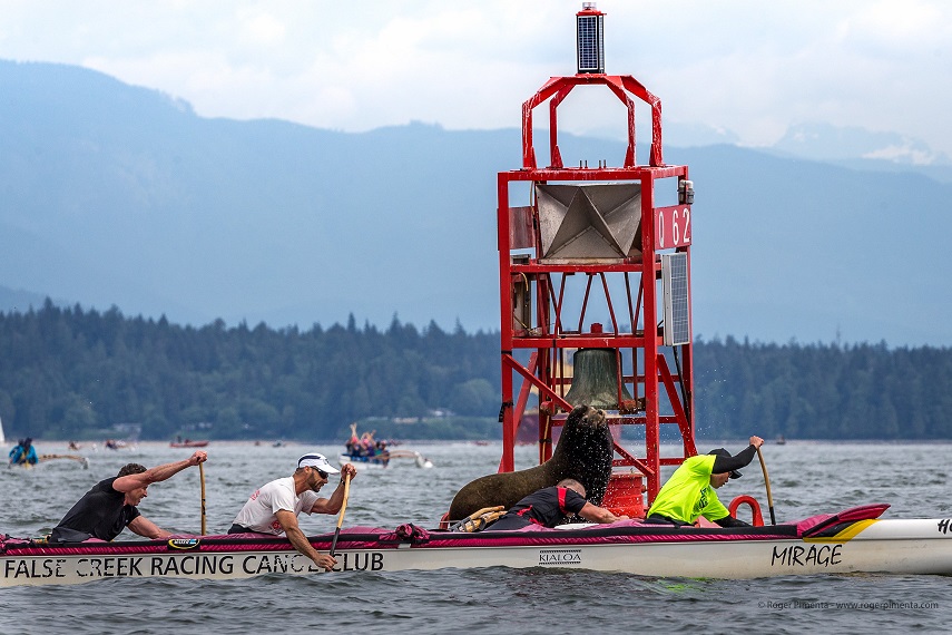 False Creek Men turning at the Sea Lion/Red Bell Can